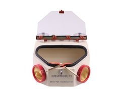 LED Light Dental Sandblaster Dois canetas Dental Equipamento de laboratório Dental máquina de sabotar