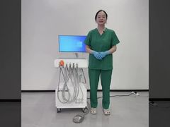 Unidade dentária portátil profissional com sistema de imagem digital de câmera intraoral HD computador embutido