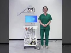 Unidade de tratamento odontológico tudo-em-um com câmera intraoral HD LED lâmpada borboleta cadeira dentária integrada