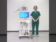 Sistema tudo-em-um de unidade de tratamento odontológico veterinário com câmera intraoral HD lâmpada LED borboleta
