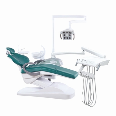Micro fibra de couro Luxury Dental Unit Full Set OEM/ODM Aceitar Cadeira Dental Com Sensor LED