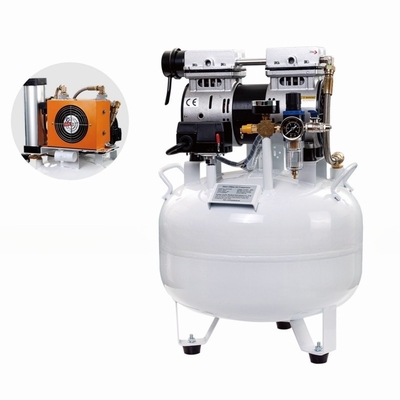 Compressor dental de ar livre de óleo com secador 32L Compressor de bomba de vácuo silencioso
