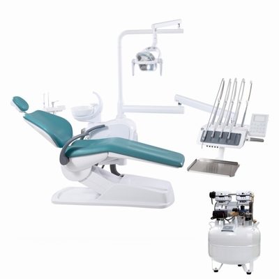Clínica Odontológica Unidade Odontológica Completa com Sensor de Luz LED Cadeira Odontológica Montada em cima