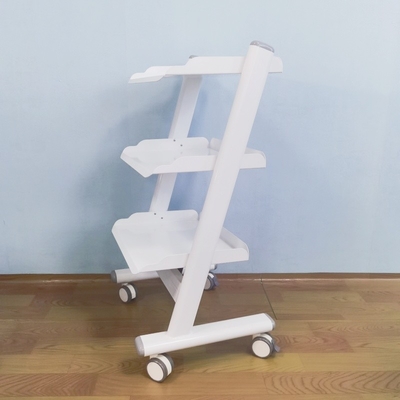 Clínica Dental 3 camadas Trolley Dental Hospital Carrinho de Instrumentos Móveis com 4 rodas universais