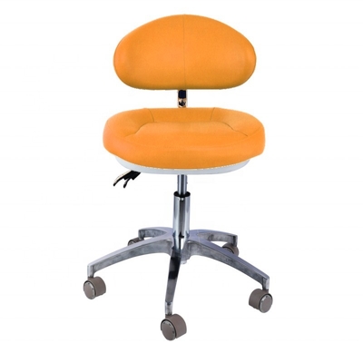 Micro Fibra de couro banquinho dentista grande encosto salão banquinho almofada macia banquinho cirúrgico para dentista