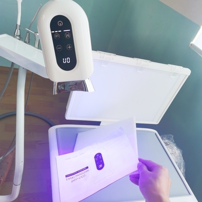 360 graus de rotação Dentes Branqueamento Luz 3 cores de clareamento rápido Dentes Branqueamento Máquina