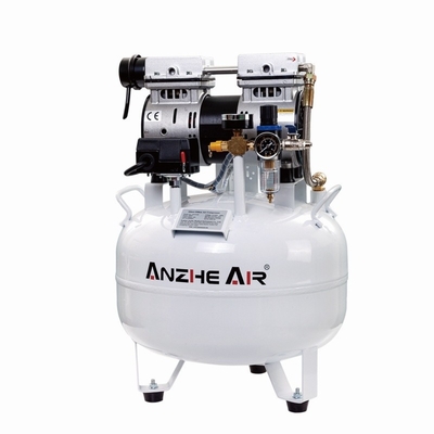 70L/Min Motor de cobre Compressor de ar médico silencioso 32L Compressor dental Uso para uma cadeira dental
