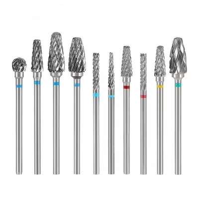 Laboratório Dental Use Tungsténio Carbide Burs 10pcs/Set Dental Carbide Kit de perfuração para Micromotor