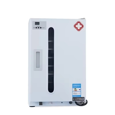 Armário de luz UV de 27L de porta única Armário dental UV de aço inoxidável com configuração de horário