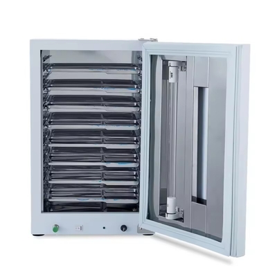 Armário de luz UV de 27L de porta única Armário dental UV de aço inoxidável com configuração de horário