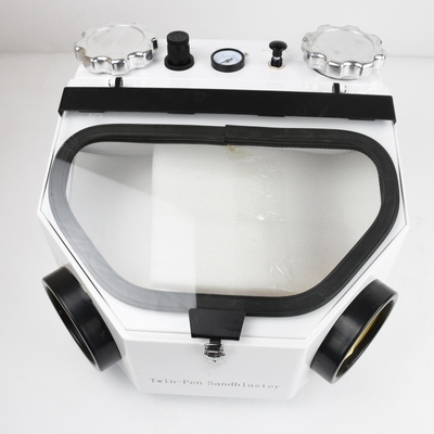 LED Light Dental Sandblaster Dois canetas Dental Equipamento de laboratório Dental máquina de sabotar