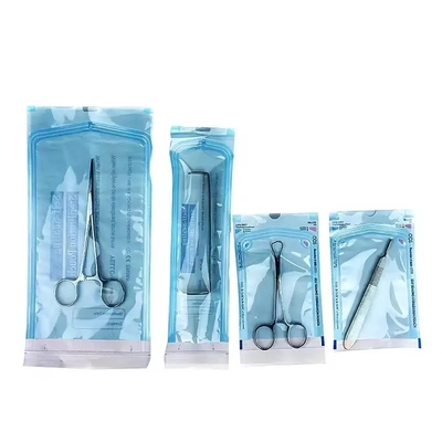 Sacos de autoclave descartáveis médicos Sacos de esterilização auto-selados médicos