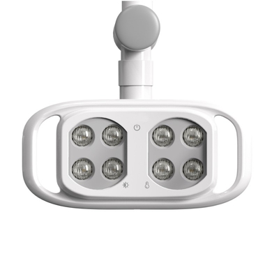 Lâmpada de cadeira dental sem sombra personalizada 8 olhos unidade dental luz LED com sensor