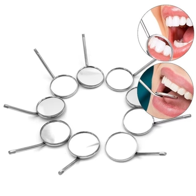 Anti-nevoeiro Dentista Instrumento espelho plano de aço inoxidável Refletores orais espelho bucal automático
