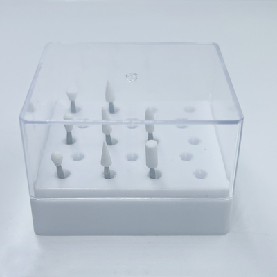 Cabeça de moagem de polimento dental de silício Laboratório dental Burs de polimento de pedra branca