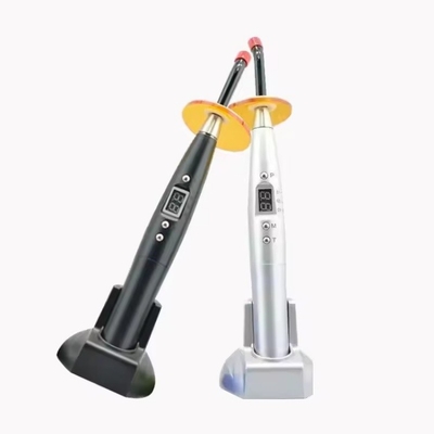 Caneta de cura dental sem fio Design de arco-íris colorido LED 10S Luz de cura dental de plástico