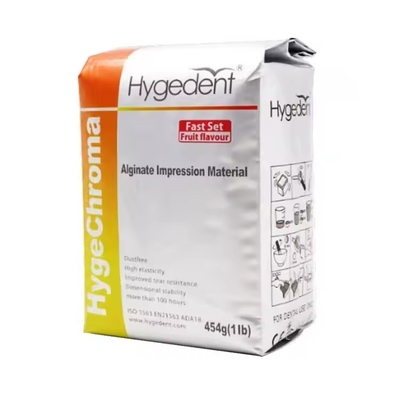 Pó dental de mistura fácil material da impressão do alginato da impressão dental do Alginate de Hygedent