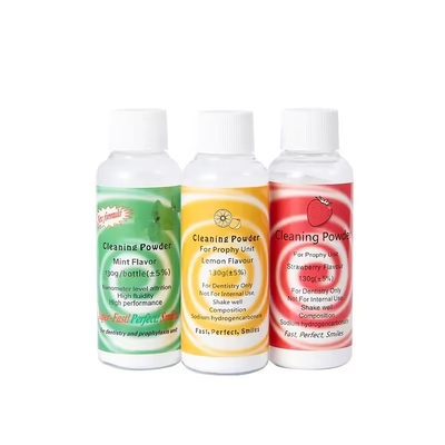 130g Potência de Polir Dentes 3 Sabores Dentes Branqueamento Dental Potência de Limpeza Dental