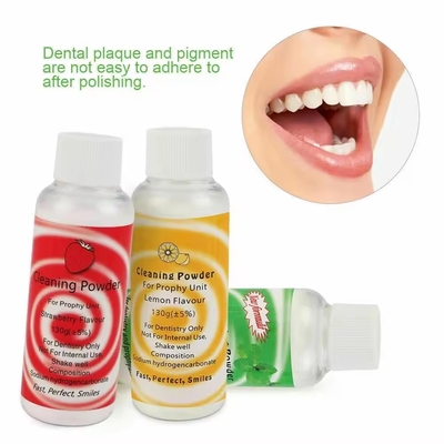 130g Potência de Polir Dentes 3 Sabores Dentes Branqueamento Dental Potência de Limpeza Dental