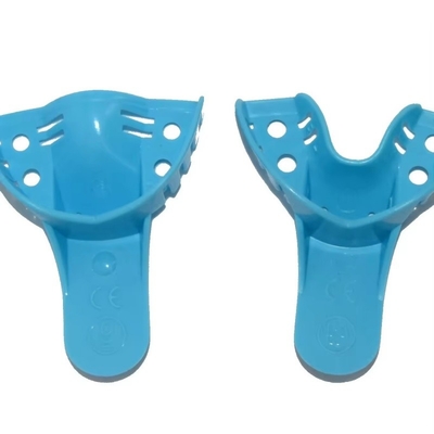 10pcs/saco bandeja de impressão ortopédica descartável bandeja de impressão dental de plástico de tamanho múltiplo