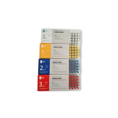 Material de enchimento dental Amálgama cápsula 2 derramamento 600 mg 50pcs/ caixa Amálgama dental cápsula