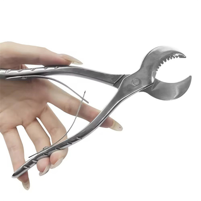 Forças dentárias de aço inoxidável Tesouras de gesso de gesso Telas dentárias com lâmina serrilhada