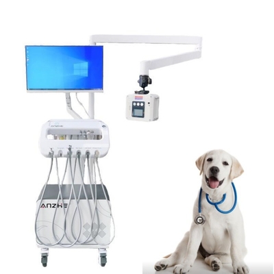 Carrinhos de tratamento móveis de cuidados com dentes de animais de estimação fábrica diretamente veterinário carrinho dentário com unidade de raios-X
