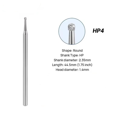 Laboratório Dentário Burs de Carbono de Tungstênio 10pcs/caixa Dental Burs de Carbono Redondo Para Polir