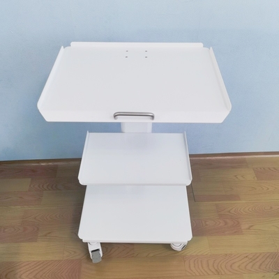 Cabine de clínica médica Clínica dentária Carrinho móvel com três camadas de bandeja