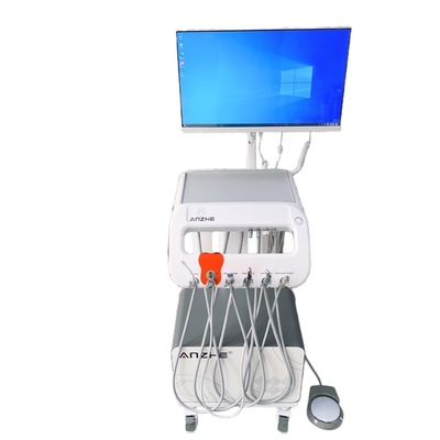 Fábrica Venda Quente Bancada Dental Anzhe Unidade Dental Portátil Com Computador