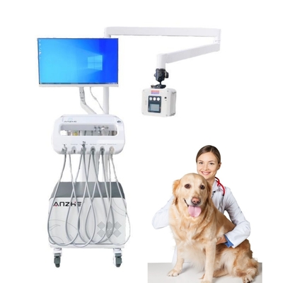 Acetação personalizada Terapia dentária de animais de estimação Carrinho móvel Hospital de animais Estação de trabalho dentária veterinária