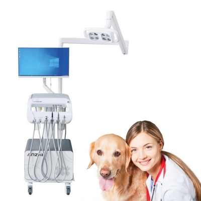Fábrica Operação Dental de Animais Trolley Cão e gato Veterinário Dentário Carrinho Móvel Máquina de Tratamento de Dentes de Animais de estimação