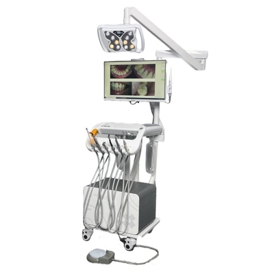 Unidade Dental Portátil de Fábrica Com Luz LED Trolley de Operação Dental Multifunção