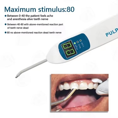 Instrumento dentário do canal radicular Teste de polpa dentária elétrica de plástico 3 Modo de trabalho Teste de estado dentário