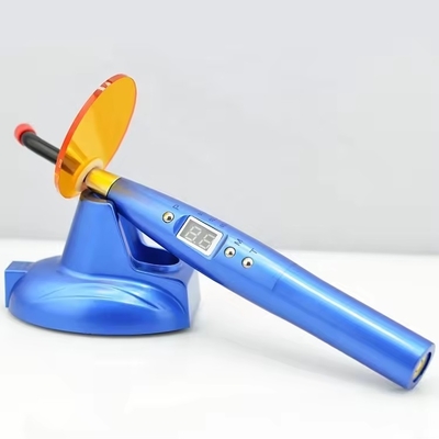 Lâmpada de cura dentária LED Corpo de plástico Design colorido Lâmpada de cura dentária sem fio