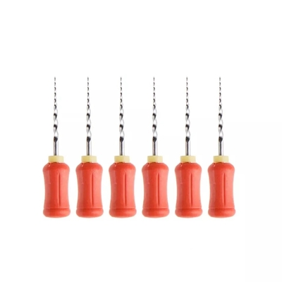 Utilização manual Dental Reamer de canal de raiz Endodoncia rotativa Arquivos de canais diretos NiTi Arquivos de canal de raiz