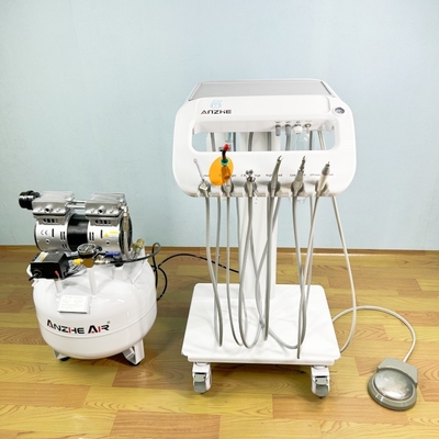 Carrinho Dental Móvel Confiável Veterinário Use Carrinho Dental Portátil de Longa Vida Veterinário Use Carrinho Dental Portátil