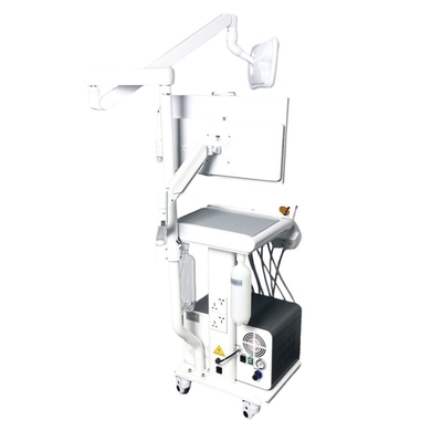 Caminhão Dental de luxo Trolley Dental Movable Treatment Desk Unidade Dental Portátil com Lâmpada LED de Branqueamento de Dentes