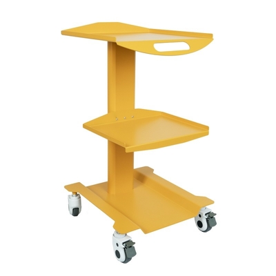 Salão de beleza Caminhão de três camadas Clínica Dental Hospital Carrinho Móvel Design personalizado Aceitar Caminhão Móvel Dental de Cor Amarelo