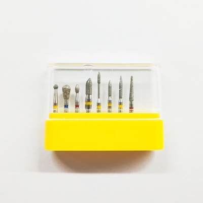 Fornecimento Quente Dental Diamante Bur Set Finishing Cavidade Kit de Preparação Fábrica Diretamente de alta velocidade