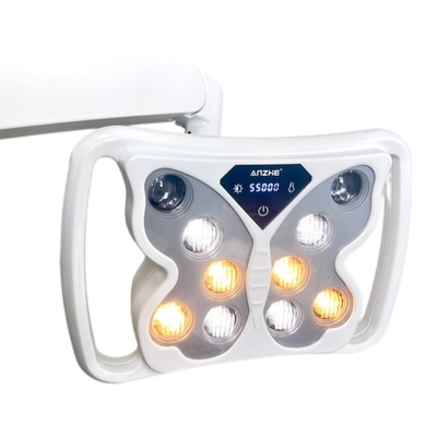 2 em 1 Função Cadeira Dental LED Operação Luz Luz Azul Dentes Branqueamento Função Lâmpada da Boca Cirurgia Dental Luz