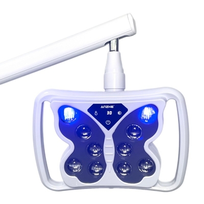 Máquina portátil de clareamento de dentes 12W potente 10 LED luz fria piso de luz de pé unidade de branqueamento móvel lâmpada