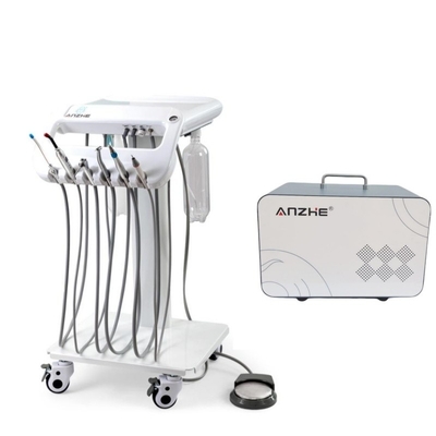Taça de operação dentária portátil com ejetor de saliva Sucção Custom Acceptar unidade móvel de entrega dentária