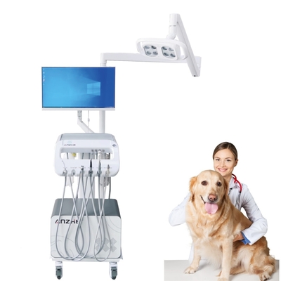 Foshan Professional Dental Factory Vet Use Portable Dental Unit com Operação Light Pet Teeth Therapay Cart
