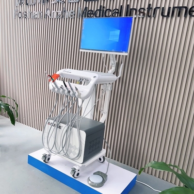 Mesa móvel de trabalho odontológico para equipamento terapêutico veterinário Cuidados dentários de animais Carrinho dentário móvel