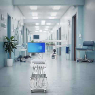 Máquina de Tratamento Dental de Venda Quente com Compressor Equipamento de Clínica Dental Carrinho Móvel de Entrega Dental