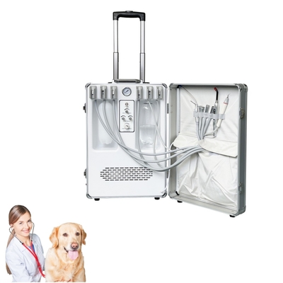 Equipamento dentário veterinário portátil Animais de estimação Tratamento dentário Maleta Cuidados dentários de animais Unidade de tratamento dentário veterinário móvel