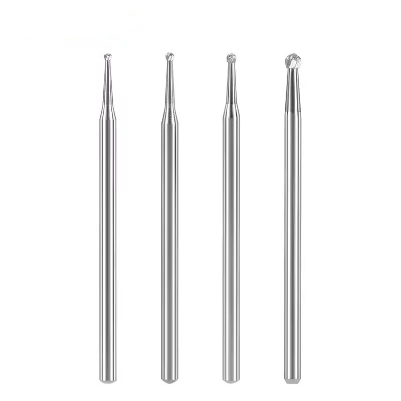 Laboratório Dentário Burs de Carbono de Tungstênio 10pcs/caixa Dental Burs de Carbono Redondo Para Polir