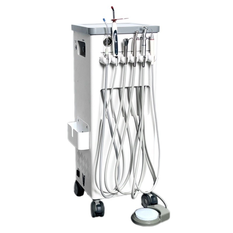 Mini Body Equipamento de Operação Dental Portátil Unidade Móvel de Tratamento Dental Com Escalão Dental