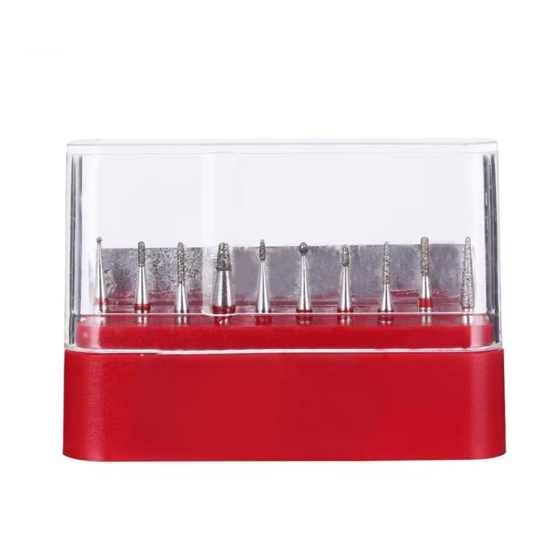 Crianças Kit de Odontologia Mini Dimensão Dental Diamante Burs Crianças Dentes Polir Bur